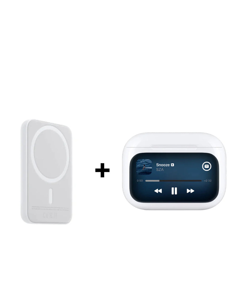 airpods with lcd display + Magsafe 10000 MAH